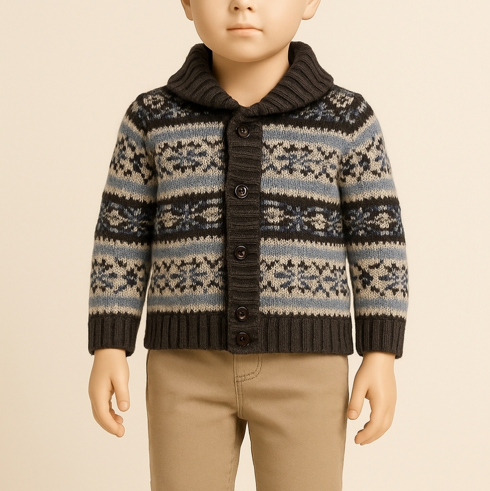 Bowen & Wright Toddler Cozy Knit Cardigan Sweater Size 3T – Adorable Cottagecore